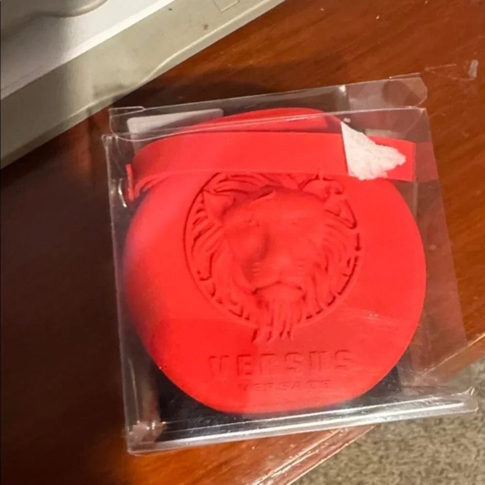 Versus Versace Women's Fire Island Lion Silicone Strap Watch 39mm Red